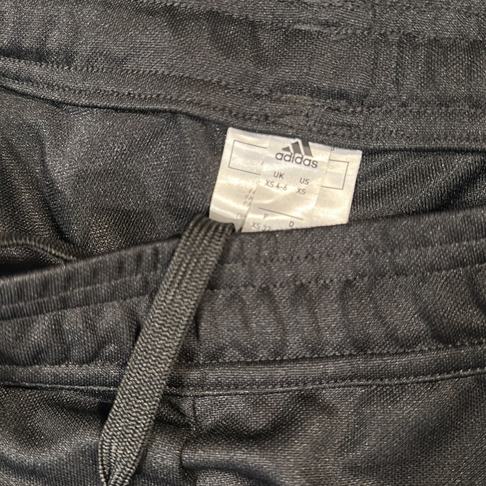 Women’s Adidas track pants. Original style with 3 white leg stripes and zip hem - Picture 3 of 3